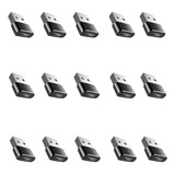 15x Adaptador Usb Macho Tipo C Fêmea Para iPhone 11 12 13 Pc