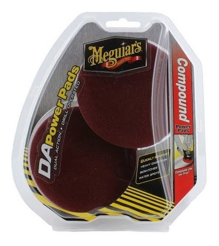 Meguiars Esponja 4in Corte Pulido Polish Roja G-3507 Orbital