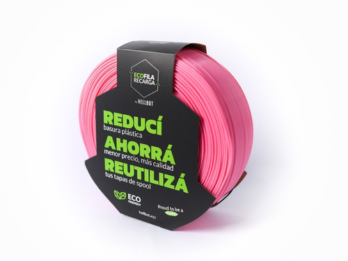 Filamento Pla Para Impresora 3d Hellbot Ecofila Recarga 1kg