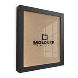 Moldura Quadro 24x33 Foto 33x24 Caixa Alta Com Vidro