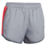 Short Under Armour W Fly By-gris Claro