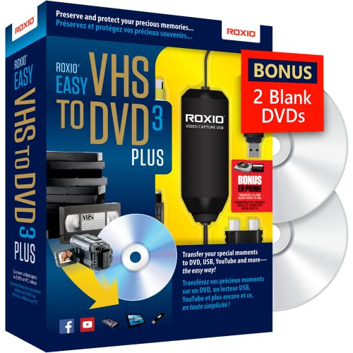 Roxio Easy Vhs A Dvd 3 Plus | Vhs, Hi8, V8 Vídeo A Dvd O