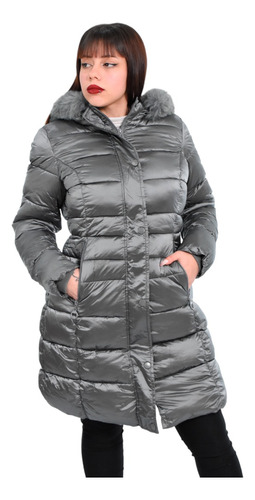 Campera Mujer Larga Inflable Impermeable Importada Booty