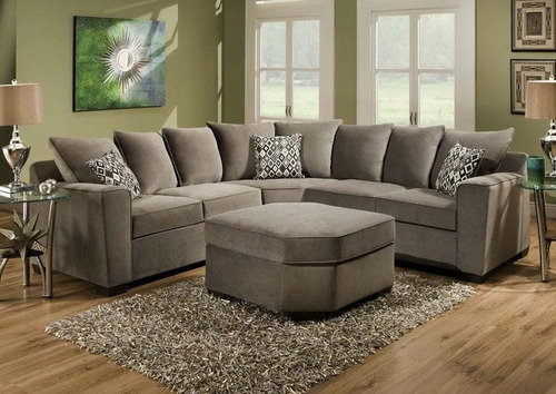 Sillon Sofa Rinconero Esquinero Habana Chenille Juego Living