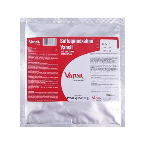 Sulfaquinoxalina 100g Vansil