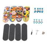 Conjunto De Monopatín De Dedofingerboard Profesional,deck,a