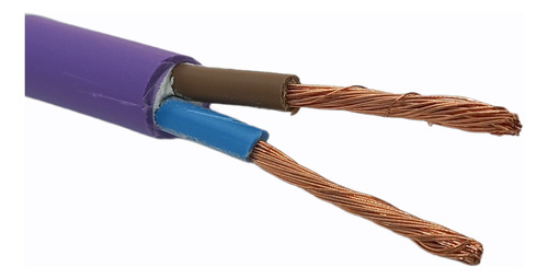 Cable Subte Violeta Ext 2x6 Mm X 20 Metros Electro Cable