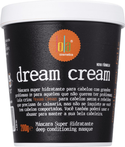 Lola Cosmetics Dream Cream Máscara Super Hidratante 200g