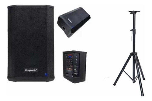 Kit Caixa De Som Ecopower Ep-s319 Com Tripé