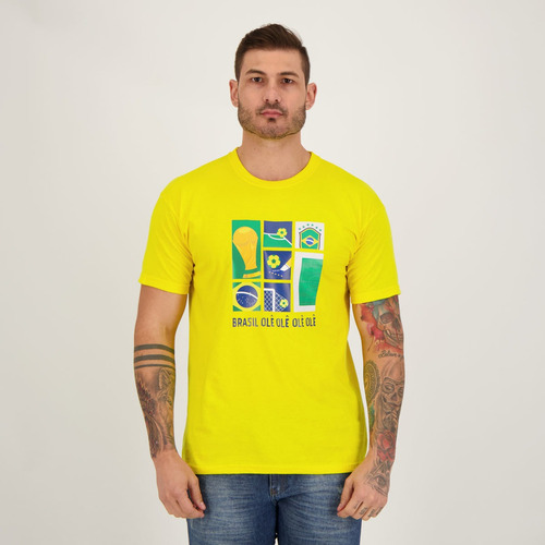 Camisa Hq Brasil Amarela