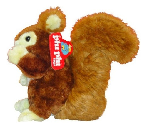 Peluche Animal Ardilla Real Apego Infantil Juguete 