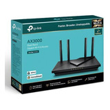 Roteador Tp-link Archer Ax55 Gigabit Dual Band Ax3000 Wi-fi6 Cor Preto