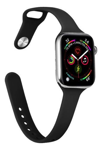 Correa Color Silicon Compatible Con Apple Watch Series Todas