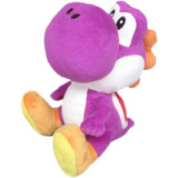 Peluche Mario Bros * Yoshi Morado* Marca Little Buddy - 20cm