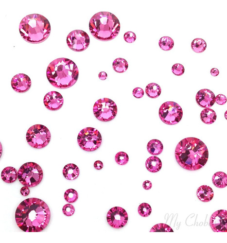 Rose (209) 144 piezas 2058 swarovski/2088 flatbacks De Vidri