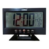Relógio De Mesa Digital Despertador Temperatura