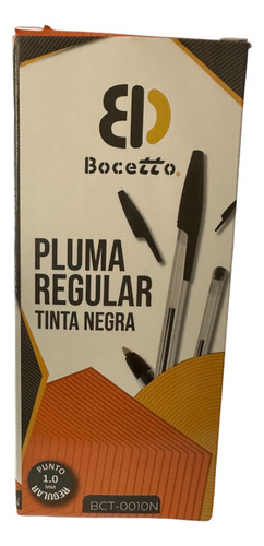 50 Plumas Negras Boligrafos Punto Mediano Oficina Papeleria Color De La Tinta Plumas De Gel