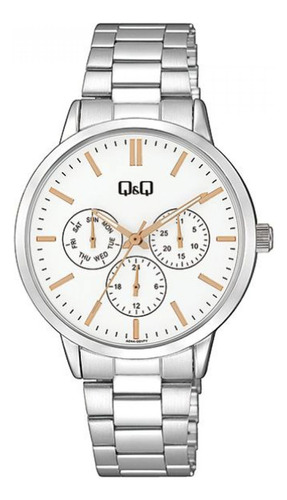 Reloj Para Mujer Q&q Q&q Q56a-003py Plateado