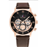 Reloj Tommy Hilfiger Para Hombre De Cuero 1710566