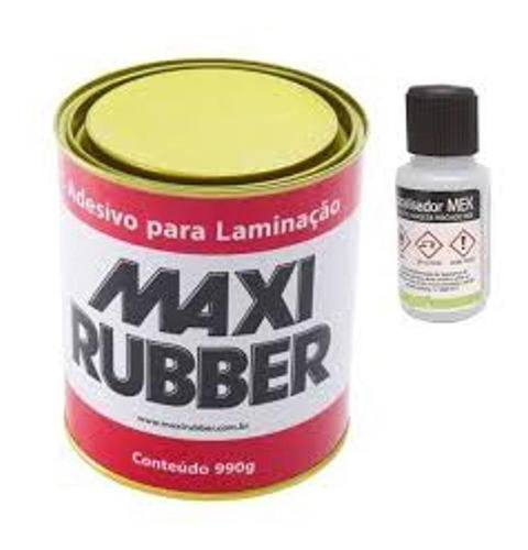 Adesivo Resina Para Fibra De Vidro Maxi Rubber 990gr 