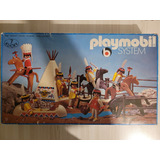 Playmobil, Pack 186 De 7 Indios Con 4 Caballos Y Otros