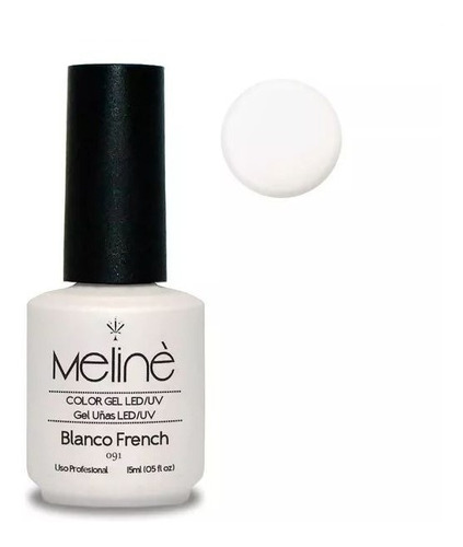 Meline 15ml Gel Led Uv Blanco French Profesional Original 