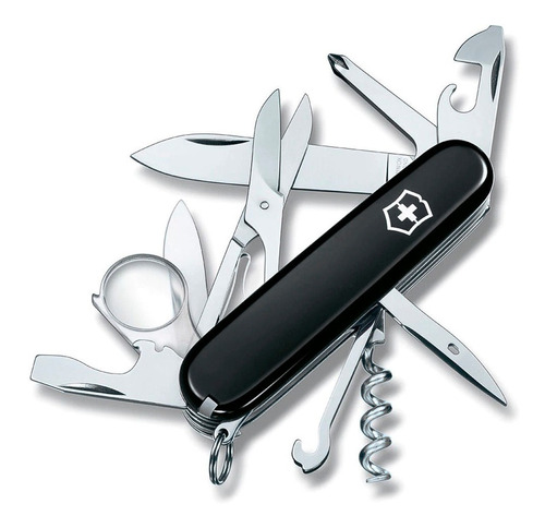 Navaja Suiza Victorinox Explorer Original 16 Servicios Negra