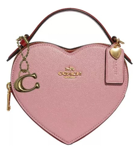 Bolsa Coach Corazón 100% Original + 2 Llaveros Gratis 