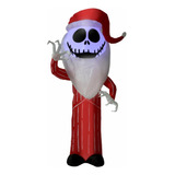 Inflable Navideño Luz Led Jack Skellington Navidad 1.22 M