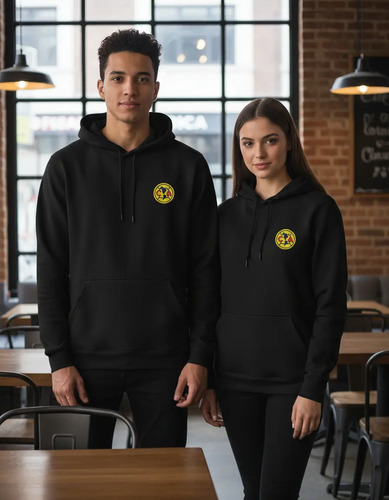 Sudadera Unisex Negra America Club