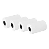 4 Rollos Papel Térmico Mini Impresora 58mm Mini Pos 57mm X50