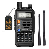 Baofeng Uvs9x3 Radio Tribanda De 5 Vatios: Vhf, 1,25 M,...