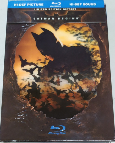 Blu Ray Batman Begins Limited Gifset Libro Comic Marvel Dc 