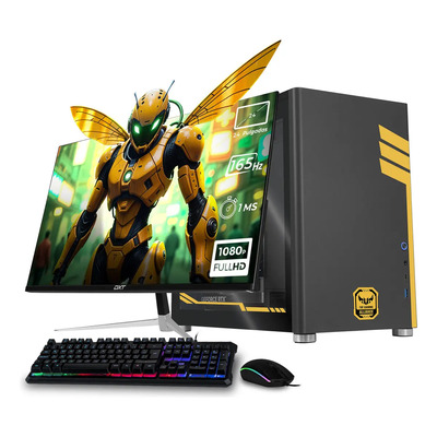 PC Gamer Completa Xtreme PC Gaming ASUS TUF NVIDIA GeForce RTX 5060 AMD Ryzen 5 5500 16GB SSD 1TB Monitor 24 165Hz WIFI Grey gaming 1080p, estudios y multitarea | Envío gratis