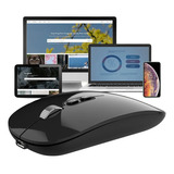 Mouse Sem Fio Recarregável Macbook Wireless Optico Led Rgb 