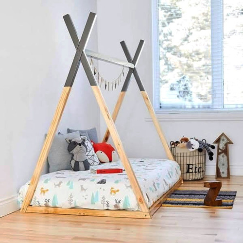 Camita De Sueños Montessori Cama Individual Tipi Infantil 