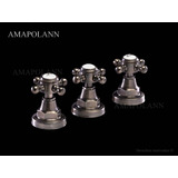 Griferia Set De Bidet Vintage Amapolann London Nova Plomo