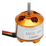 Motor Brushless Sin Escobillas  A2212 1400kv 10t