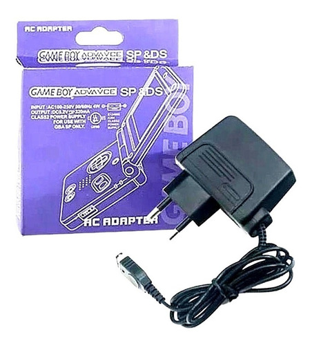 Fonte Game Boy Advance Sp Nintendo Ds Bivolt 100 - 240v Novo