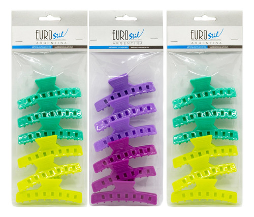 Eurostil Kit X3 Boches Pinzas Separadores Plástico 50081