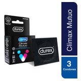 Durex Clímax Mutuo Cj 3 Condones De Látex Con Benzocaína