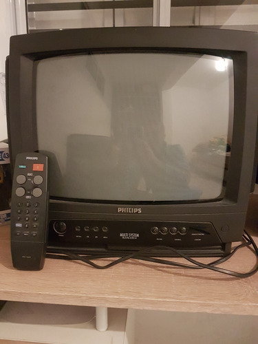 Tv Philips 14 Pulgadas C/control Rem. Usado Muy Buen Estado