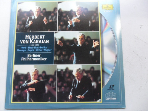 Herbert Von Karajan Laser Disc Berlin Concierto Musica Clasi