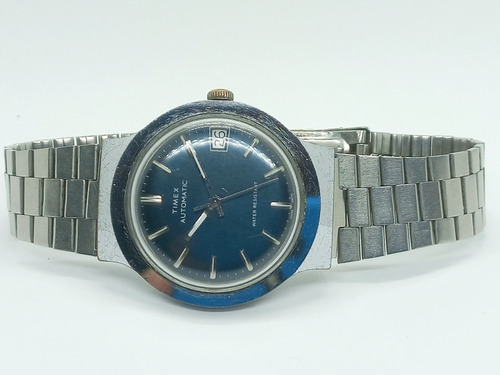 Reloj Timex Azul 70s Cuerda Ver Especific. No Casio Bulova 