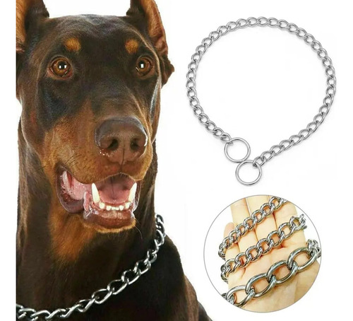 Collar Cadena De Adiestramiento Canino Collar De Ahorque 4mm