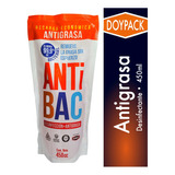 Antibac Antigrasa + Desinfeccion Elimina 99.9% Bacterias