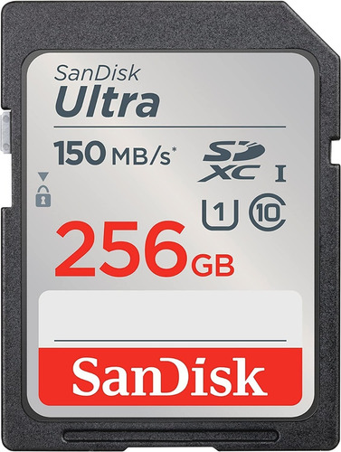 Tarjeta Memoria Sdxc Sandisk Ultra 256gb - Velocidad 150mb/s