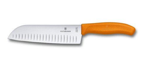 Victorinox Cuchillo Santoku Para Chef, 17 Cm, Naranja