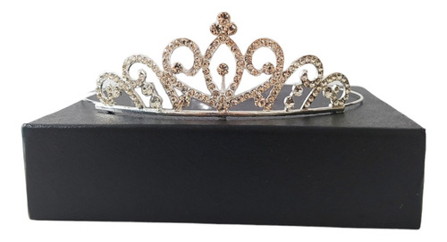 Corona Diadema De Reina Color Plateado Para Niñas Y Mujer 