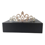 Corona Diadema De Reina Color Plateado Para Niñas Y Mujer 